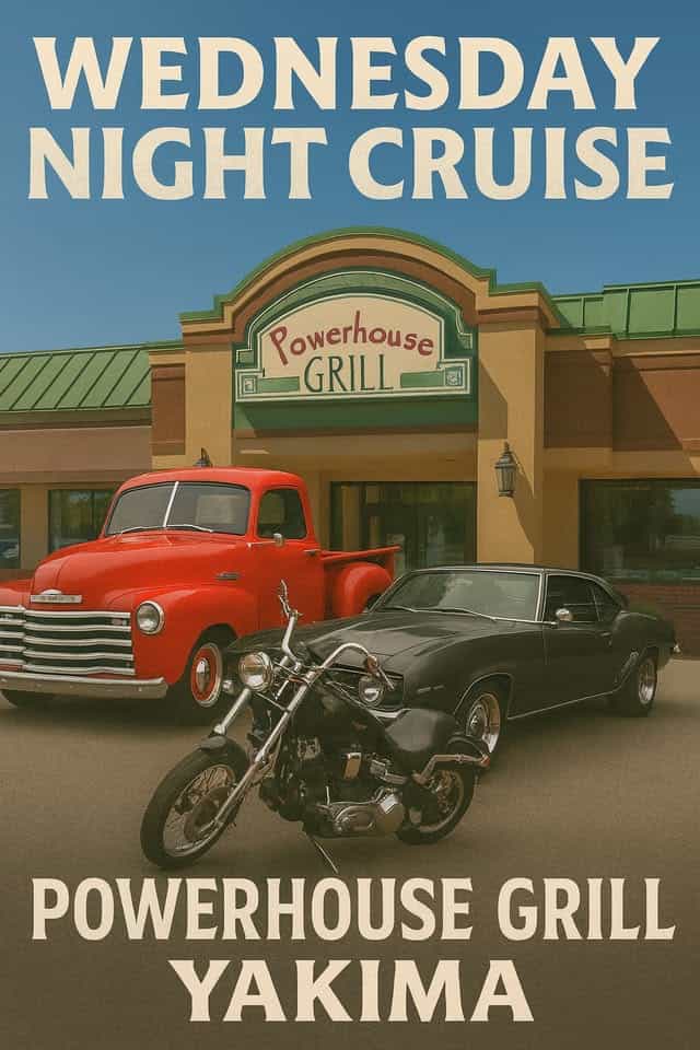 Wednesday Night Cruise + Renegade Raceway event at 3807 River Rd in Yakima, WA on June 10, 2026