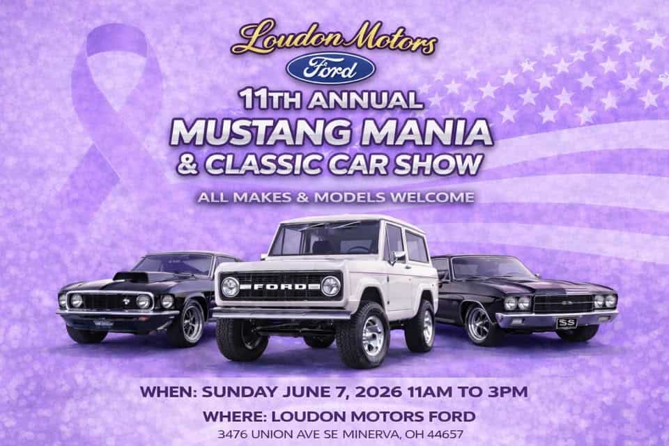 11th Annual Mustang Mania & Classic Car Show for Alzheimer's Association event at 3476 Union Ave SE in Minerva, OH on June 7, 2026