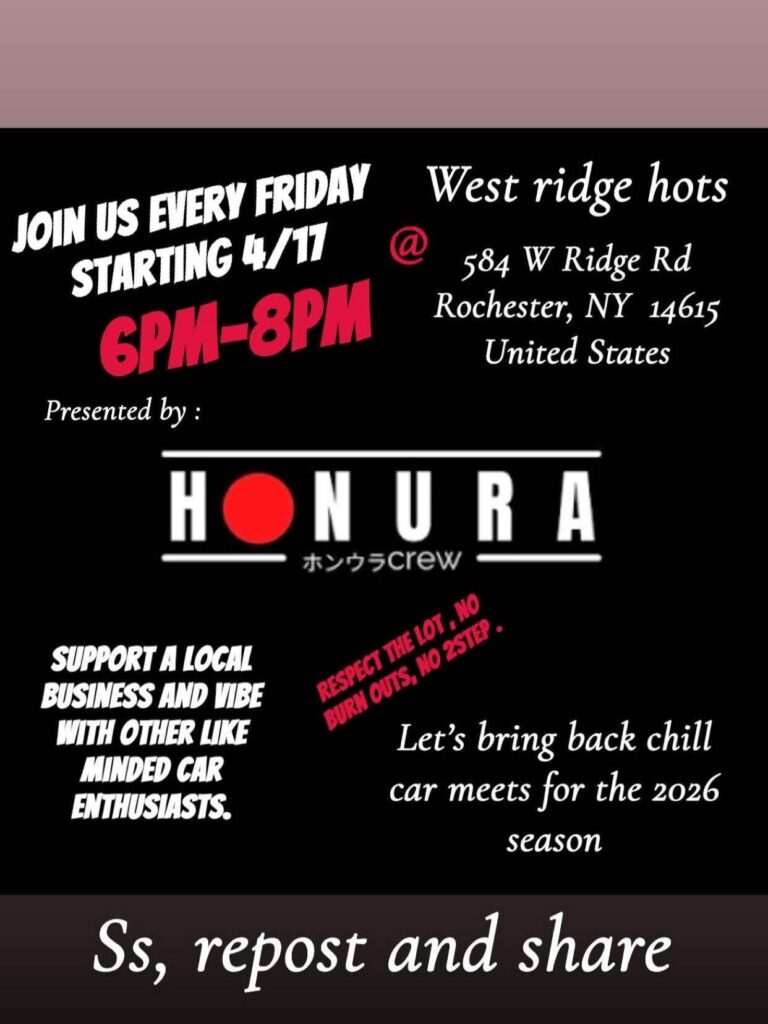West Ridge Hots event at West Ridge Hots in Rochester, NY on April 17, 2026