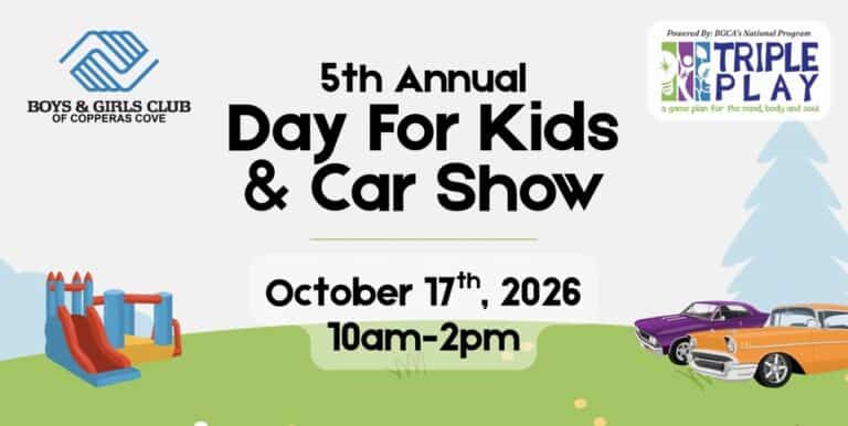 5th Annual Day for Kids Car Show car show in Copperas Cove, TX