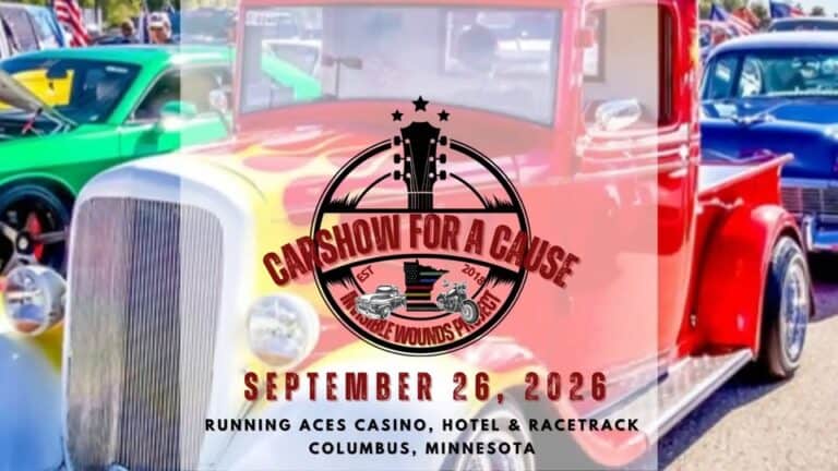 Invisible Wounds Project’s Car Show for a Cause car show in Forest Lake, MN