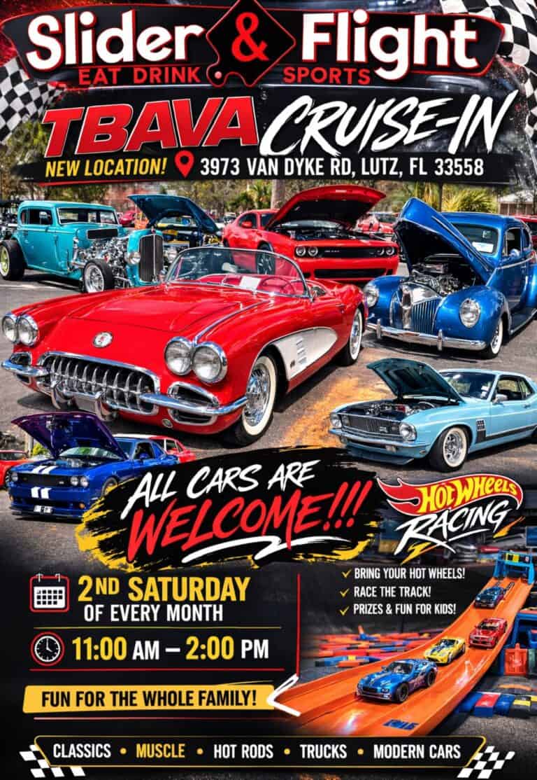 TBAVA Cruise-In car show in Lutz, FL