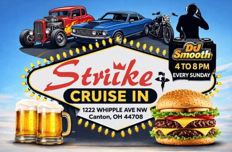 Myers Lake Strikezone Cruise In car show in Canton, OH