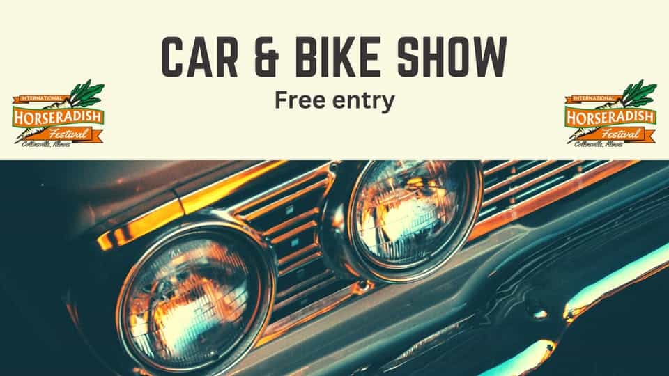 Annual Show & Shine Car & Motorcycle Show at Collinsville Library Parking Lot event at 408 W Main St in Collinsville, IL on June 6, 2026