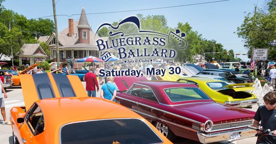 Bluegrass on Ballard Car Show event at 101 W Oak St in Wylie, TX on May 30, 2026