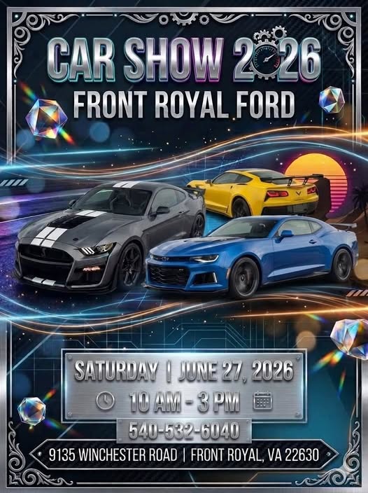 Car Show 2026 Front Royal Ford event at Front Royal Ford in Front Royal, VA on June 27, 2026