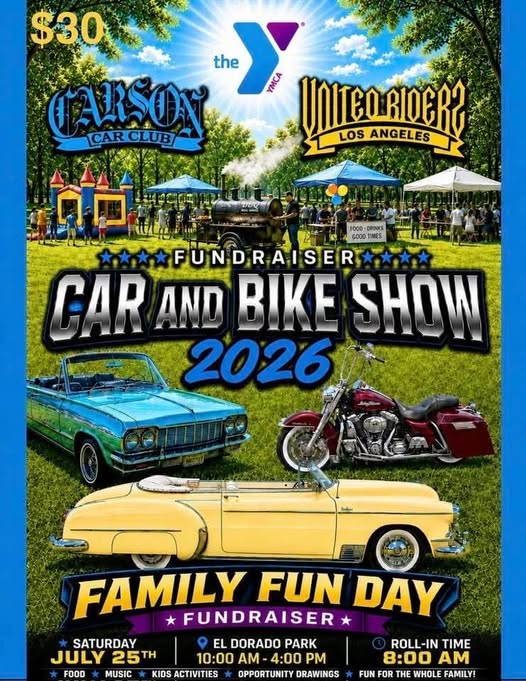 Carson Car Club United Riders Los Angeles Fundraiser Car And Bike Show 2026 event at El Dorado Park in Long Beach, CA on July 25, 2026