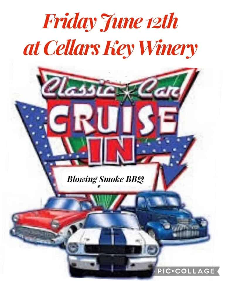 Cellars Key Winery Classic Car Cruise In event at 8085 Madison Road in Thompson, OH on June 12, 2026