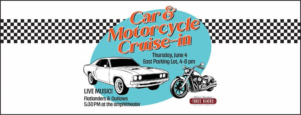 Downtown Three Rivers Car & Motorcycle Cruise-in event at 57 N Main St in Three Rivers, MI on June 4, 2026