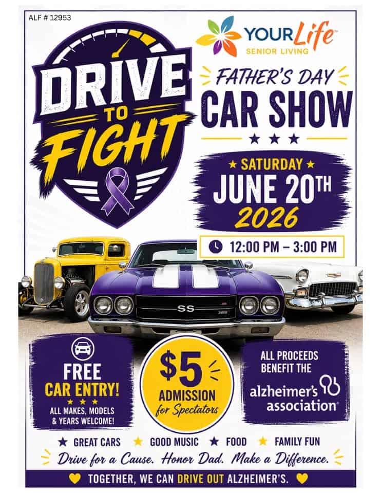 Drive to Fight Father's Day Car Show event at 8601 N Davis Hwy in Pensacola, FL on June 20, 2026