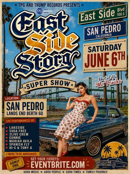 East Side Story Super Show event at San Pedro in San Pedro, CA on June 6, 2026