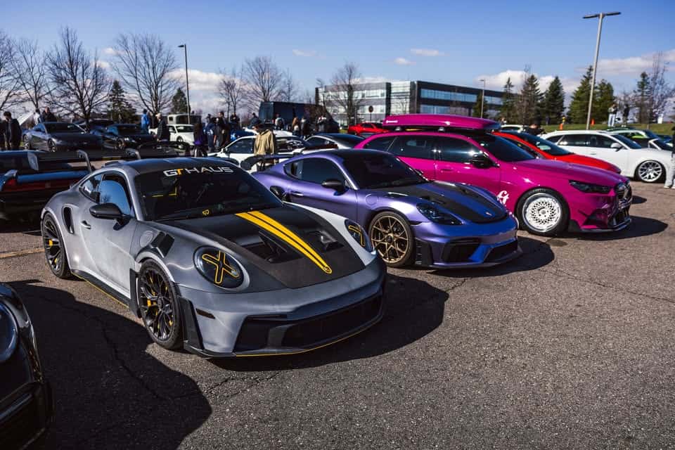 ECC Cars and Coffee event at 15702 Technology Dr in Northville, MI on June 13, 2026