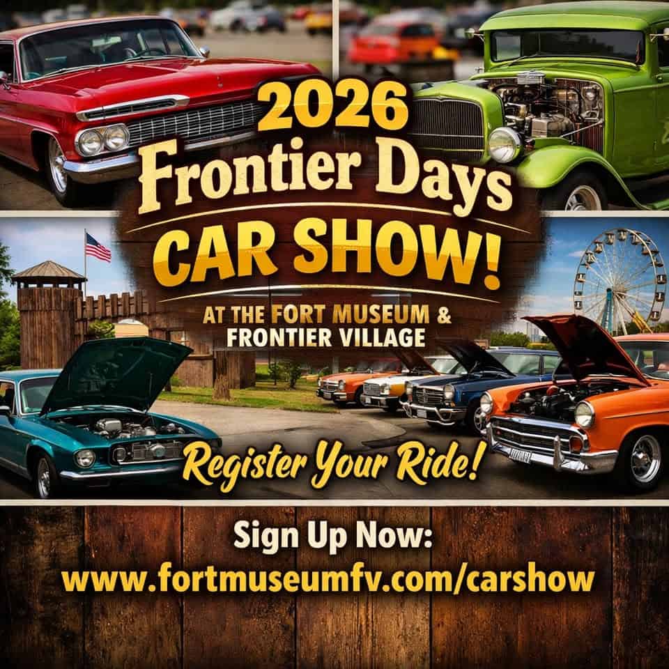 Frontier Days 2nd Annual Car Show event at 1 Ft Museum Rd in Fort Dodge, IA on June 6, 2026