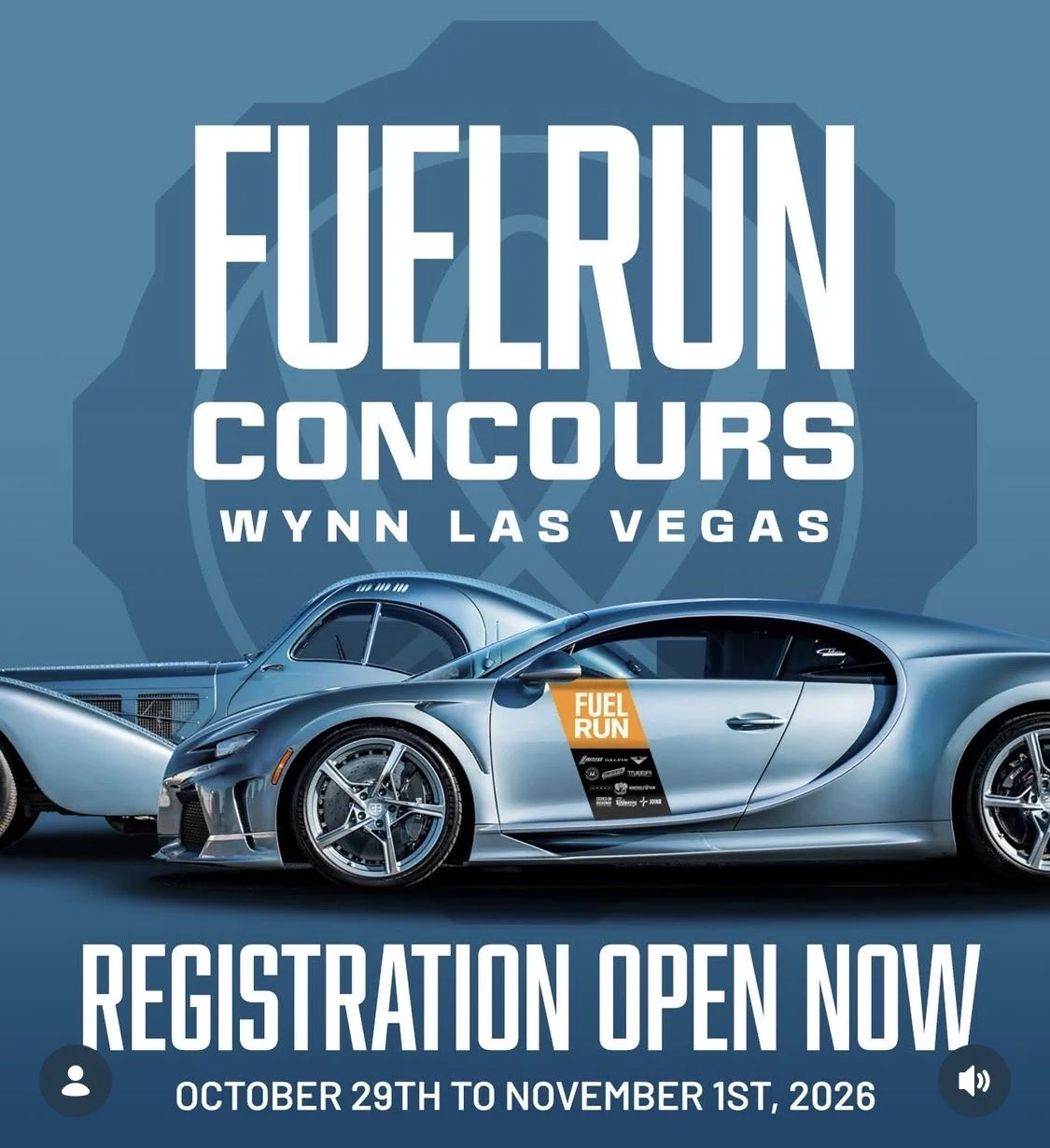 FuelRun Concours Wynn Las Vegas event at Wynn Las Vegas in Las Vegas, NV on October 29, 2026