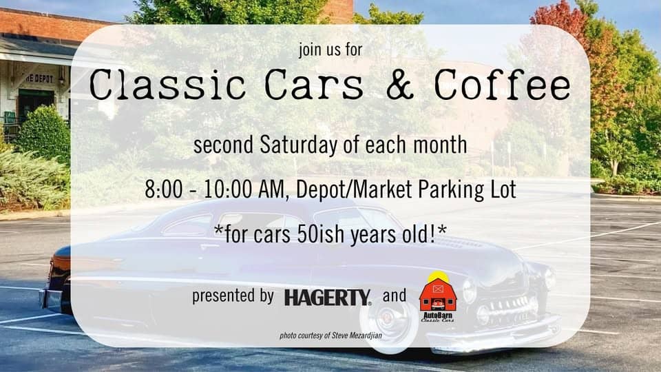 Gibson Mill Classic Cars & Coffee event at 329 Mcgill Ave Nw in Concord, NC on June 13, 2026