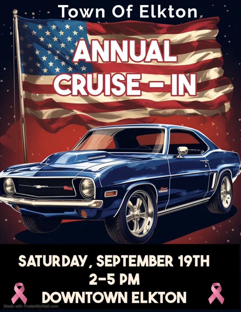 Town of Elkton Annual Cruise-In event at Downtown Elkton in Elkton, VA on September 19, 2026