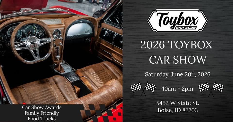 Toybox 2026 TOYBOX CAR SHOW event at 5452 W State St. in Boise, ID on June 20, 2026
