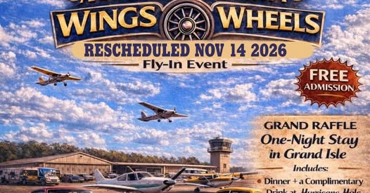 Wings & Wheels Fly-In Event event at Pioneer Flight Museum in Kingsbury, TX on November 14, 2026