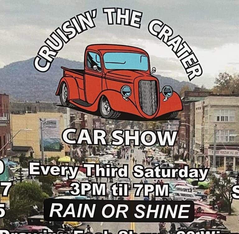 Cruisin’ the Crater Car Show car show in Middlesboro, KY
