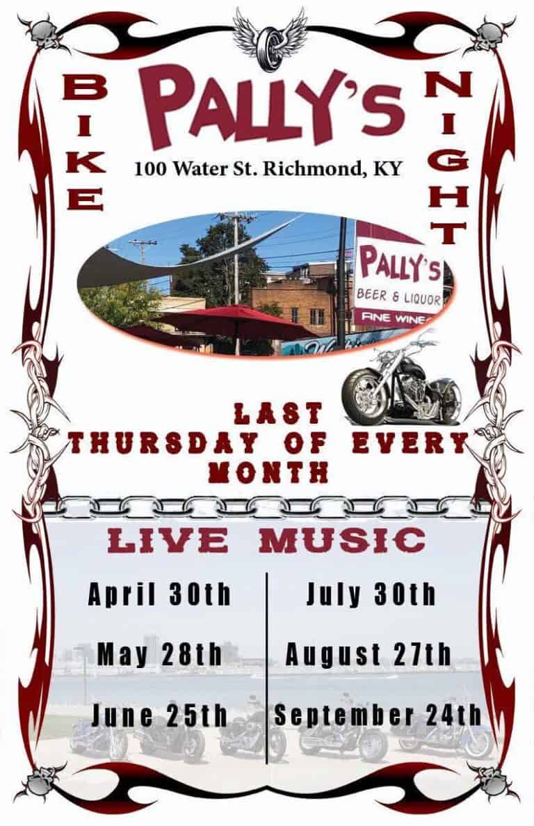 Pally’s Bike Night car show in Richmond, KY
