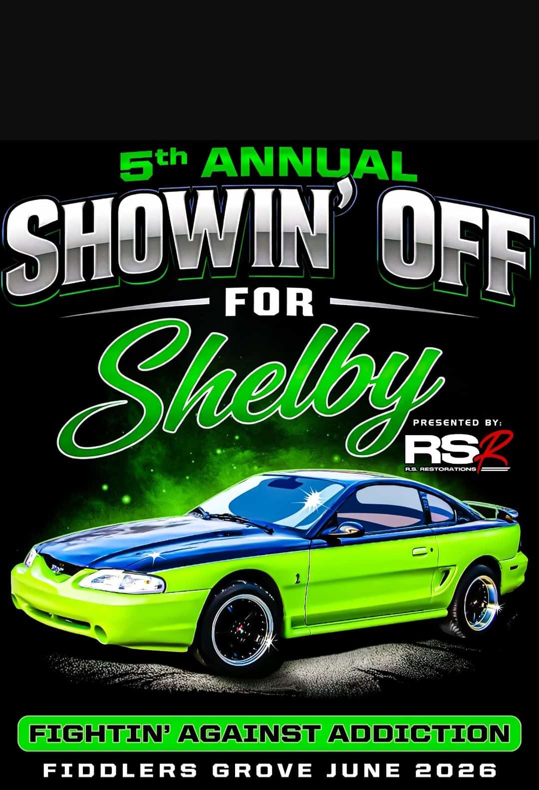 5th Annual Showin' Off For Shelby event at Fiddlers Grove in Lebanon, TN on June 7, 2026
