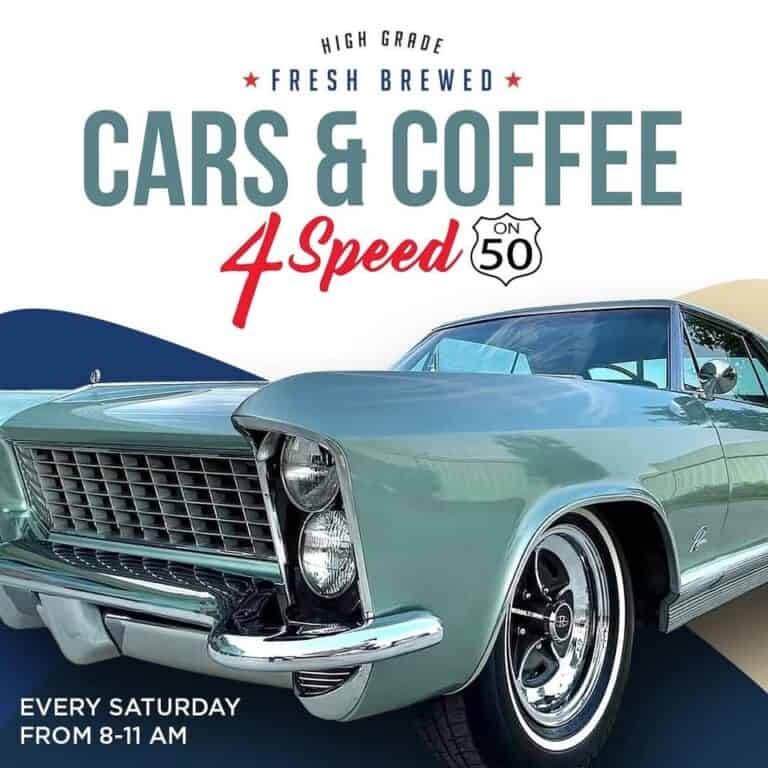 Cars & Coffee at 4Speed on 50 car show in Lawrenceburg, IN