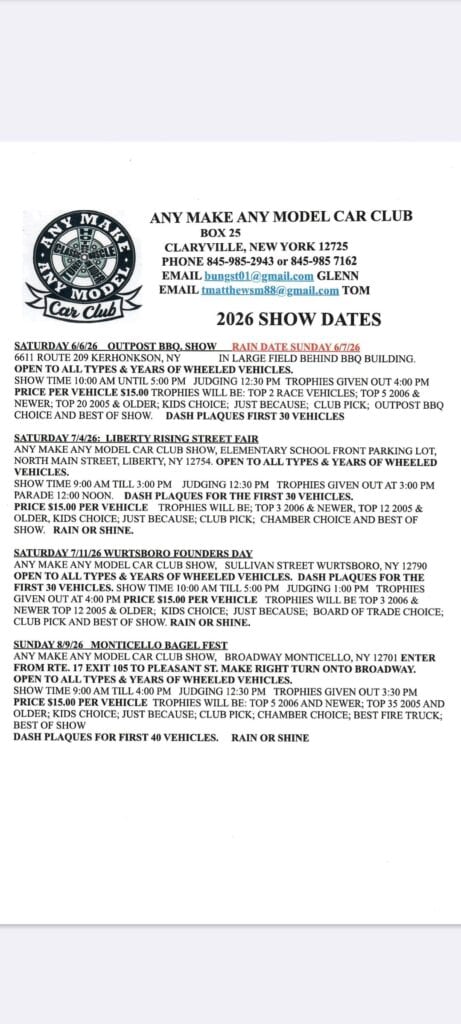 Monticello Bagel Fest event at Broadway in Monticello, NY on August 9, 2026