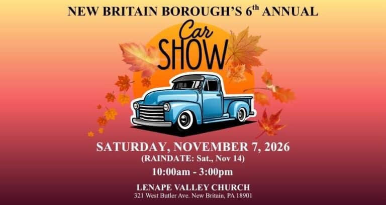 New Britain Borough’s 6th Annual Car Show car show in New Britain, PA