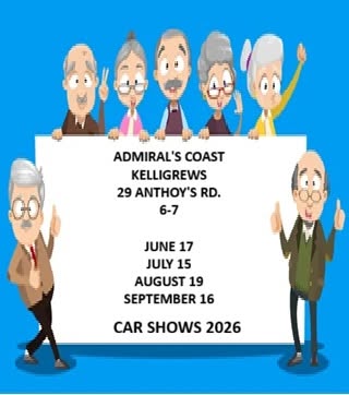 Admiral's Coast Kelligrews Car Shows 2026 event at Admiral's Coast in Kelligrews, NL on June 17, 2026