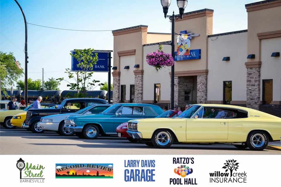 Barnesville Main Street Show 'n Shine Car Show event at Front St S in Barnesville, MN on July 9, 2026