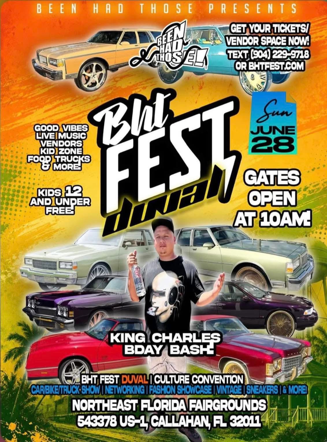 Been Had Those BHT Fest event at Northeast Florida Fairgrounds in Callahan, FL on June 28, 2026