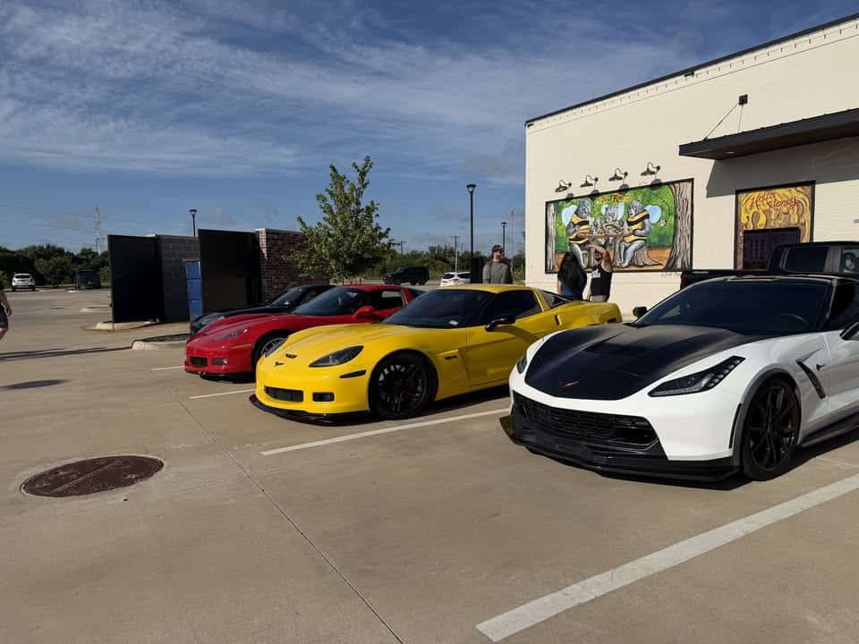 Cars and Coffee Burleson event at Roasted Beeanery in Burleson, TX on July 11, 2026