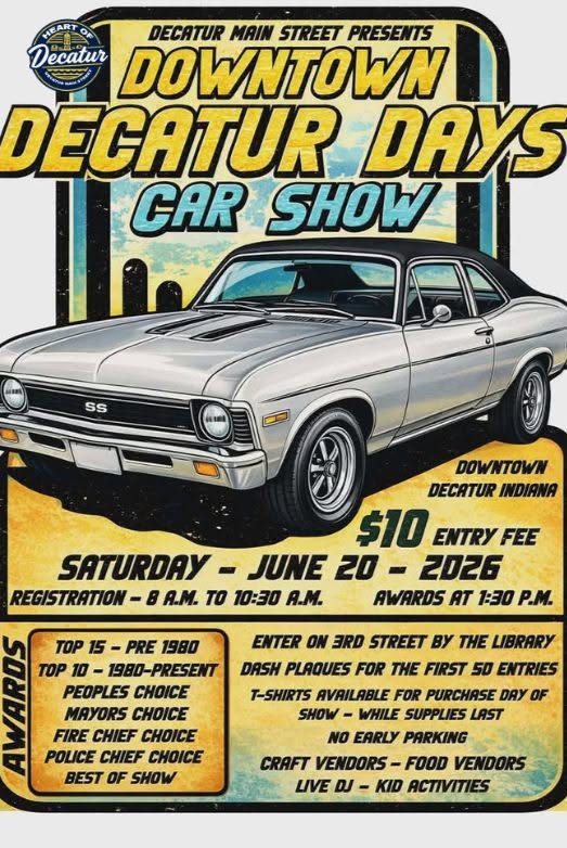 Decatur Main Street Presents Downtown Decatur Days Car Show – Decatur ...