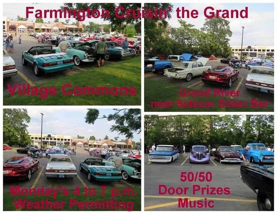 Farmington Cruisin' The Grand event at Village Commons in Farmington, MI on June 19, 2026