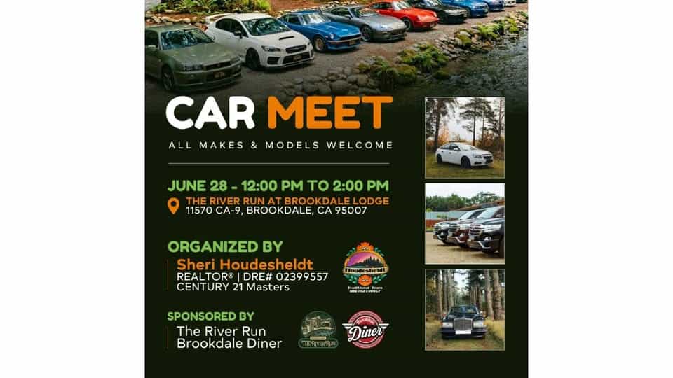Houdesheldt Traditional Team Car Meet at Brookdale Lodge event at The River Run at Brookdale Lodge in Brookdale, CA on June 28, 2026