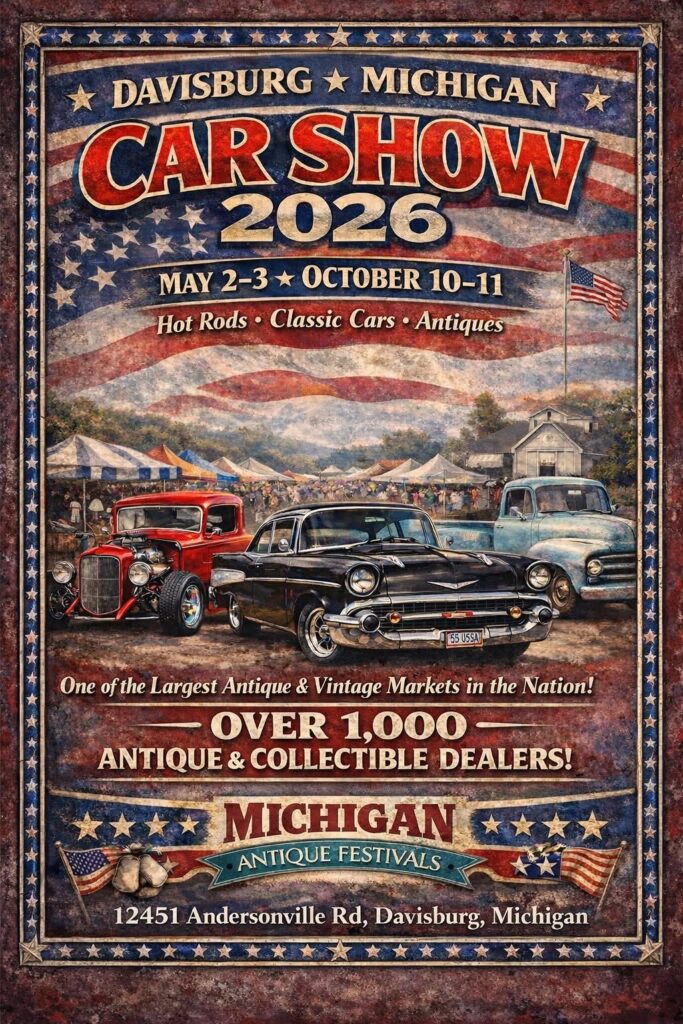 Michigan Antique Festivals Davisburg Michigan Car Show event at Michigan Antique Festivals in Davisburg, MI on October 10, 2026