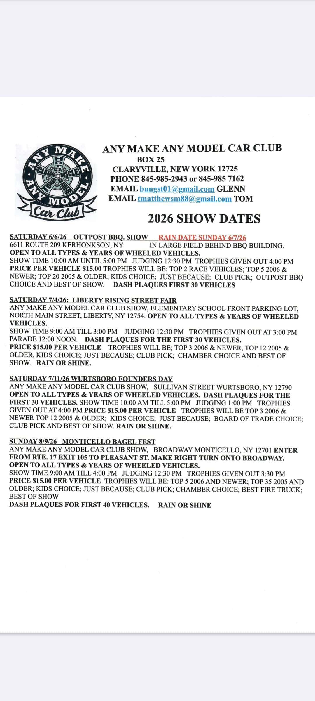 Monticello Bagel Fest event at Broadway in Monticello, NY on August 9, 2026