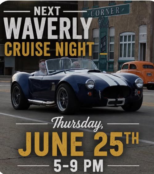 Next Corner Waverly Cruise Night event at Next Corner in Waverly, IA on June 25, 2026