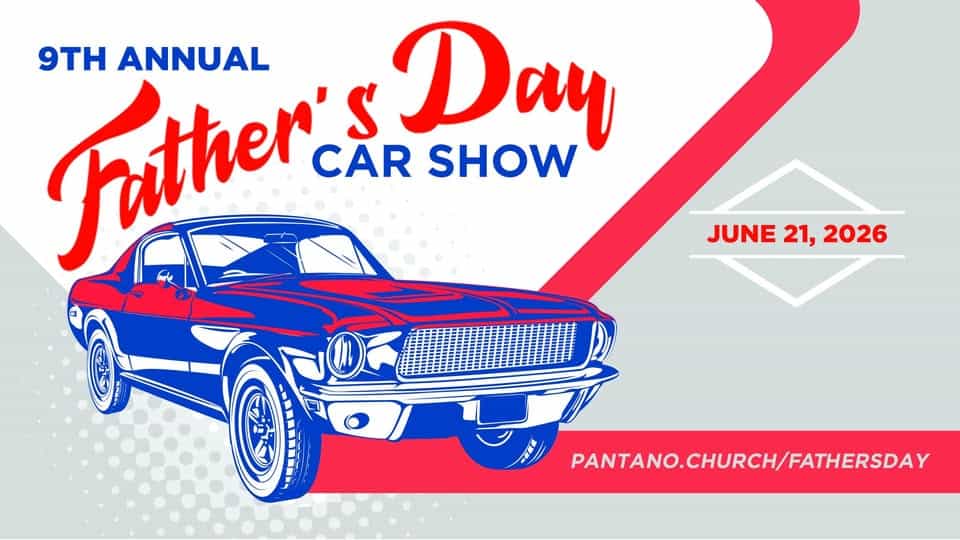 Pantano Christian Church 9th Annual Father's Day Car Show event at Pantano Christian Church in Tucson, AZ on June 21, 2026