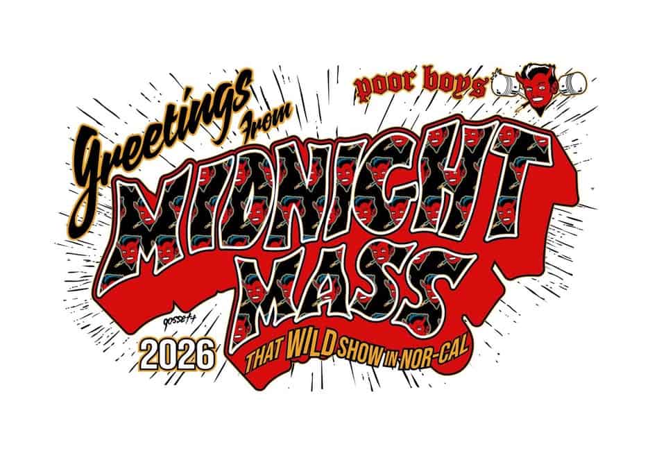 Poor Boys Midnight Mass Car Show event at Yolo County Fairgrounds in Woodland, CA on July 25, 2026