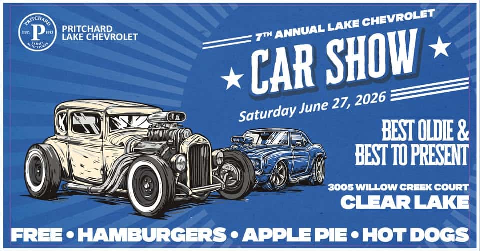 Pritchard's Lake Chevrolet 7th Annual Car Show event at Pritchard's Lake Chevrolet in Clear Lake, IA on June 27, 2026