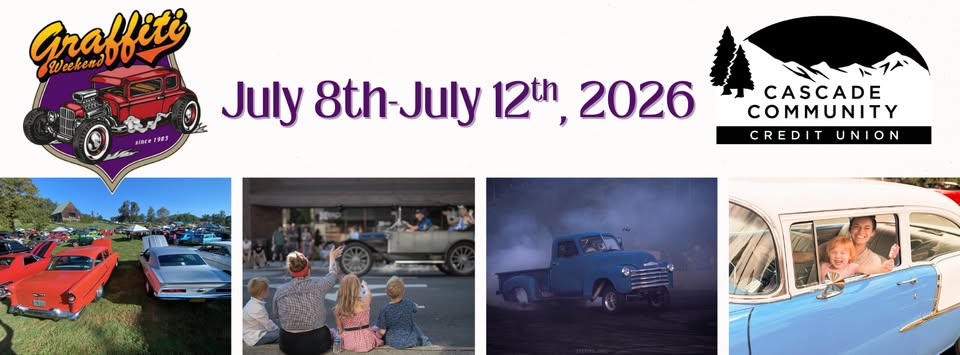 Roseburg, Oregon 44th Annual Graffiti Weekend event at Roseburg in Roseburg, OR on July 8, 2026