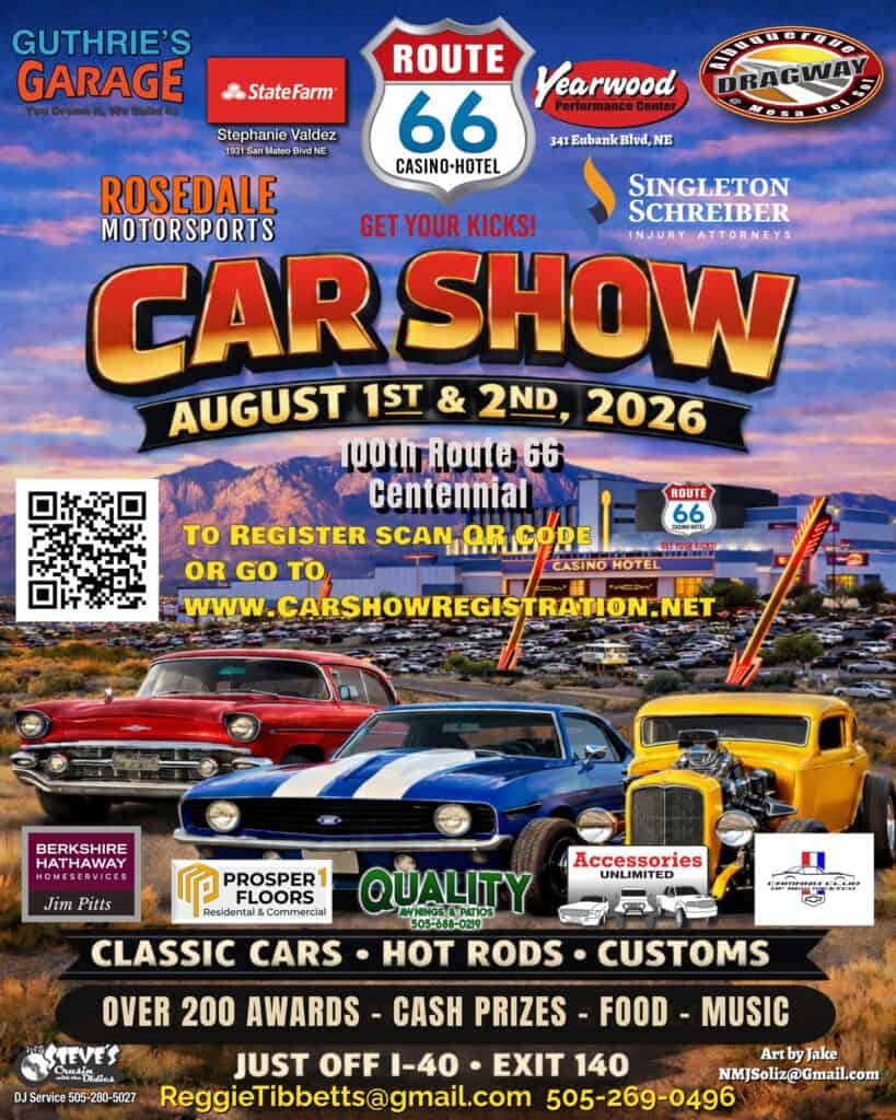 Second Annual 2026 Muckleshoot Casino Resort Hot Rod and Custom Car Show event at Muckleshoot Casino Resort in Albuquerque, NM on August 1, 2026