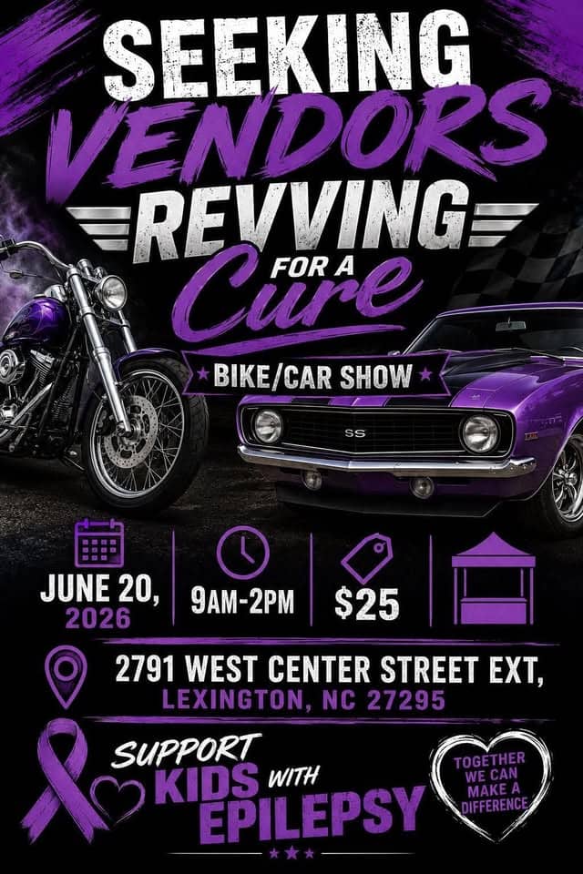 Seeking Vendors Rewiring for a Cure Bike/car Show event at 2791 West Center Street Ext in Lexington, NC on June 20, 2026