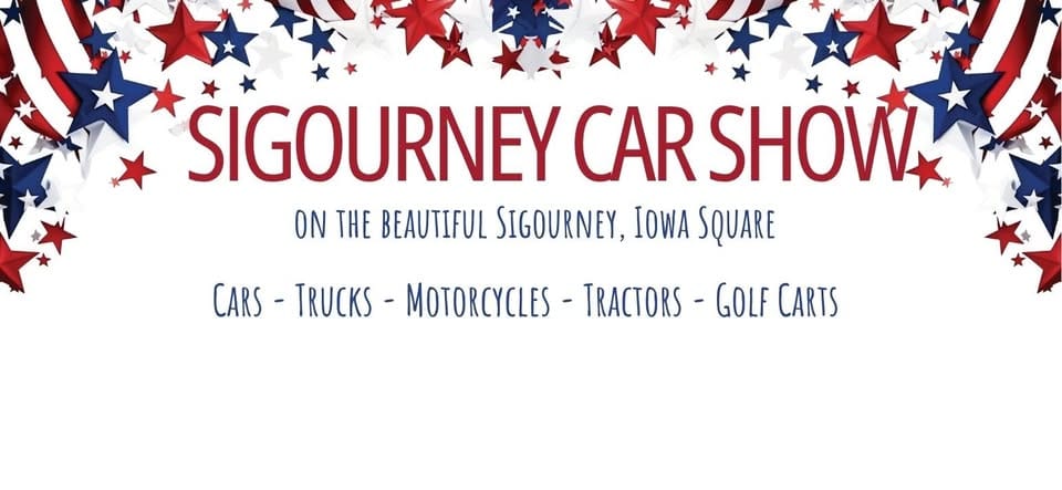 Sigourney Car Show event at Sigourney Square in Sigourney, IA on July 11, 2026