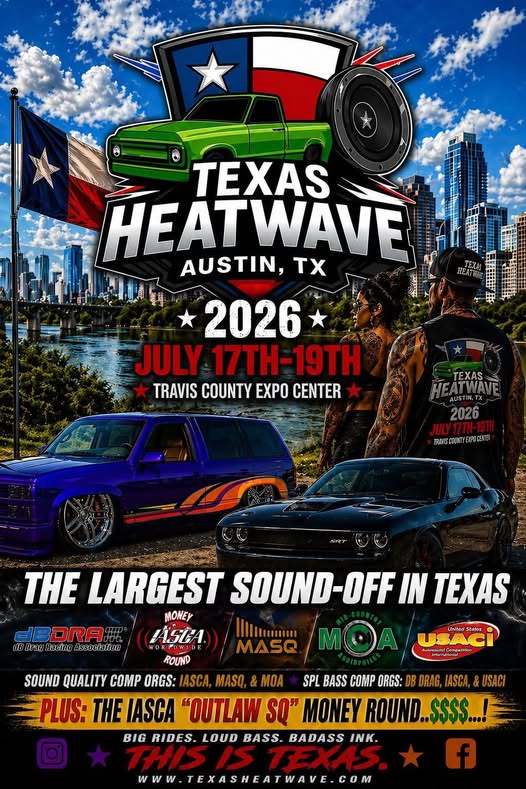 Texas Heatwave Austin Car Show event at Travis County Expo Center in Austin, TX on July 17, 2026