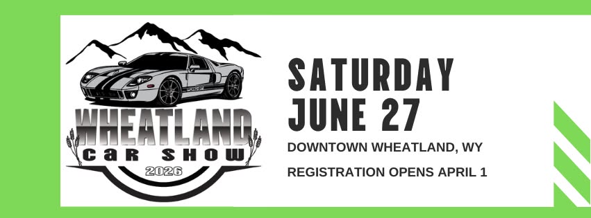 Wheatland Car Show 2026 event at Downtown Wheatland in Wheatland, WY on June 27, 2026