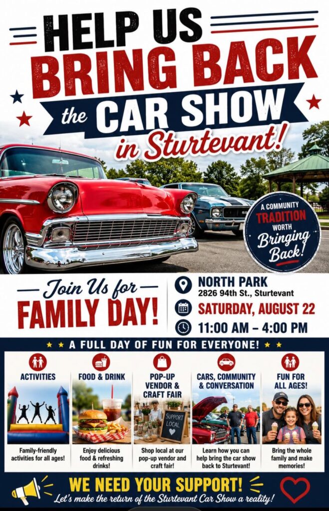 North Park Family Day event at North Park in Sturtevant, WI on August 22, 2026