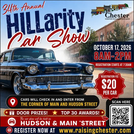 34th Annual HILLarity Car Show car show in Chester, SC