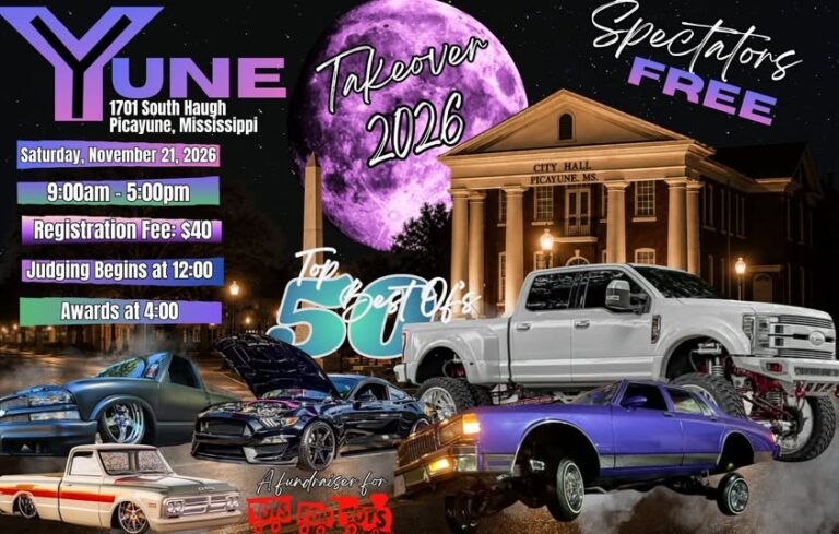 Picayune City Hall Takeover Car Show car show in Picayune, MS